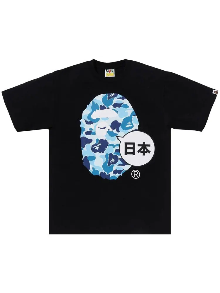 Футболка BAPE Japan Big Ape Head Tee — изображение 1 из 3, черный