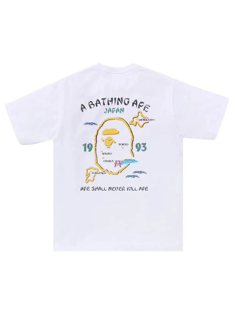 Футболка BAPE Japan Souvenir Tee #1 — изображение 2 из 3, белый