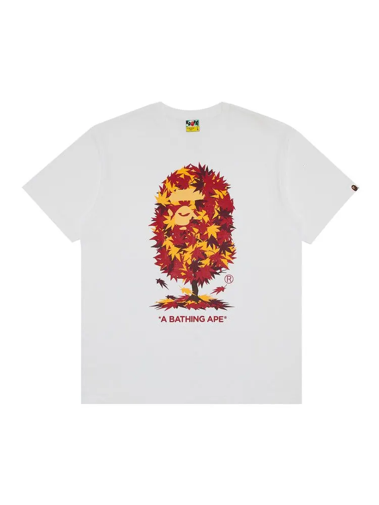 Футболка BAPE Japan Autumn Ape Head Tee — изображение 1 из 3, белый