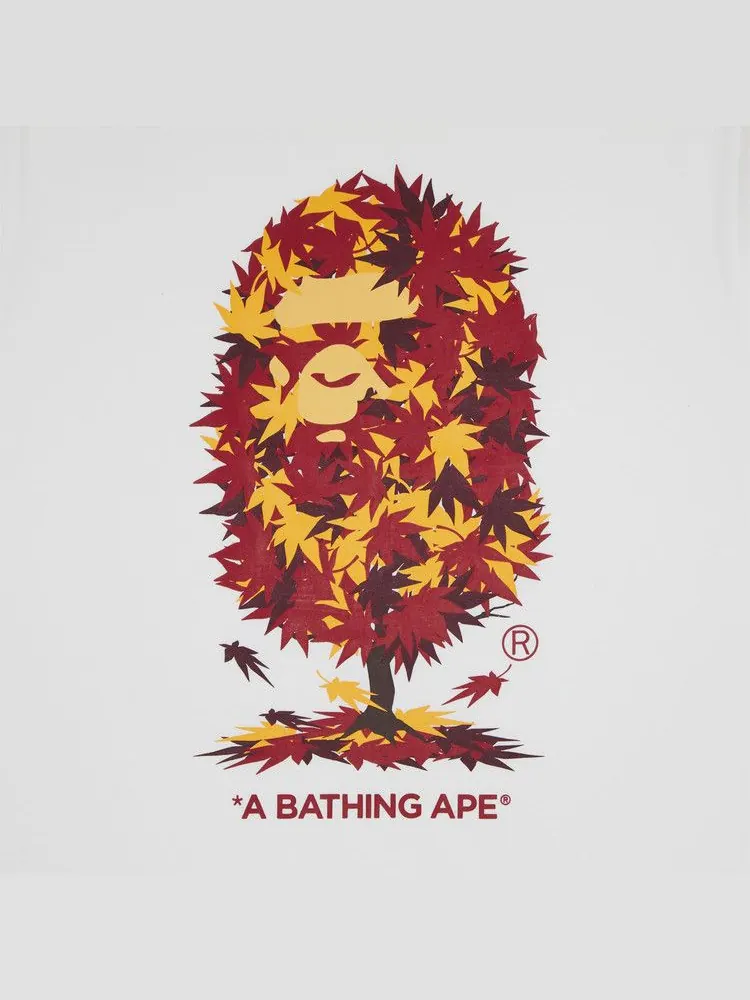 Футболка BAPE Japan Autumn Ape Head Tee — изображение 3 из 3, белый