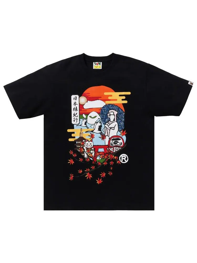 Футболка BAPE Japan Culture Autumn Ape Head Tee — изображение 1 из 1, черный