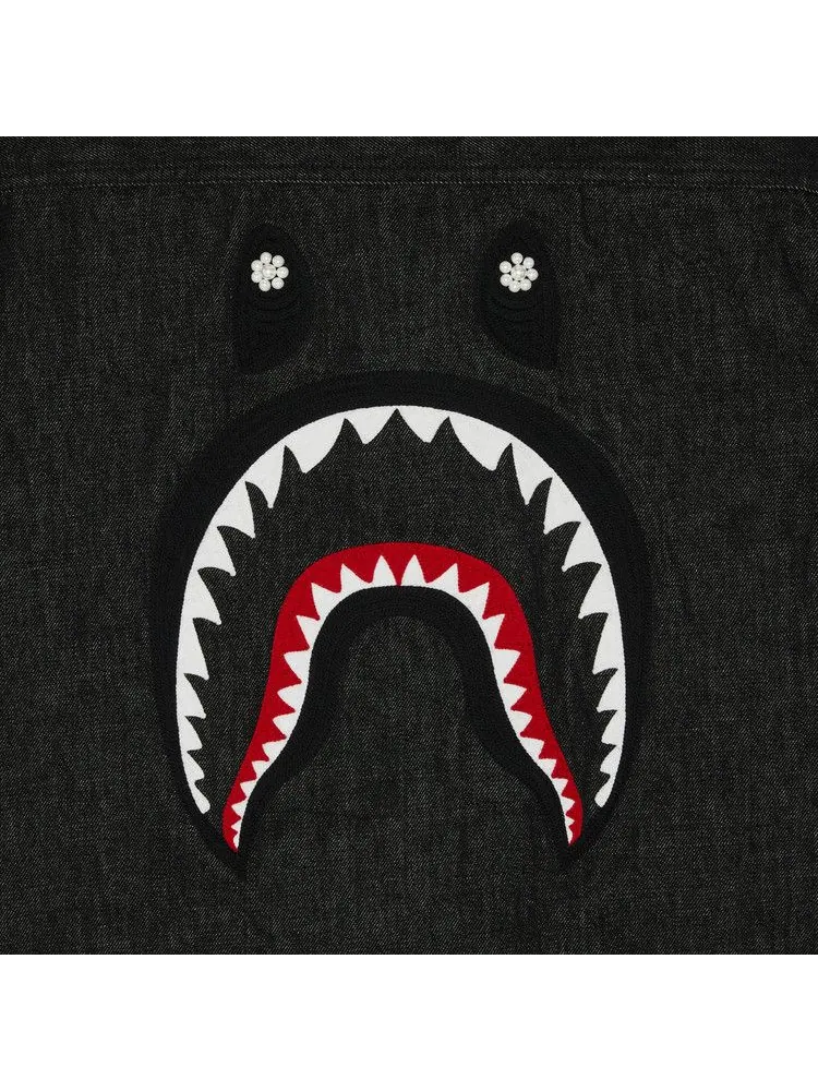 Куртка GOAT Exclusive BAPE Pearl Shark Denim Jacket Type-02 — изображение 3 из 3, черный