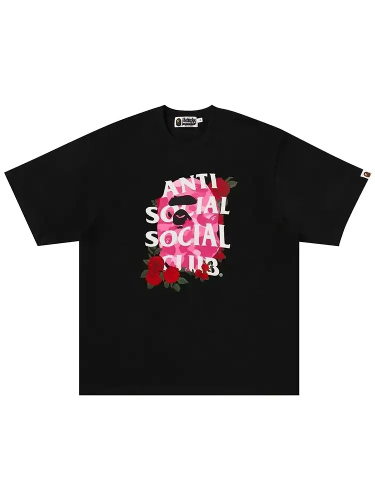 Футболка BAPE x Anti Social Social Club #1 — изображение 1 из 1, черный
