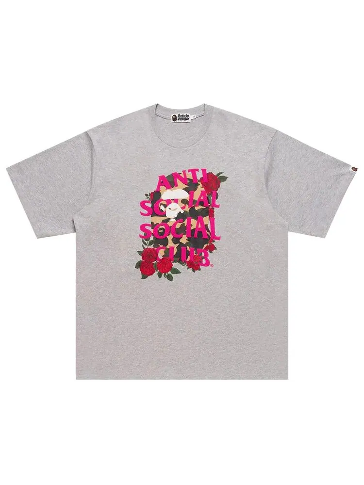 Футболка BAPE x Anti Social Social Club Tee #1 — изображение 1 из 1, серый