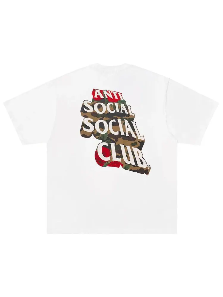 Футболка BAPE x Anti Social Social Club Tee #2 — изображение 2 из 2, белый