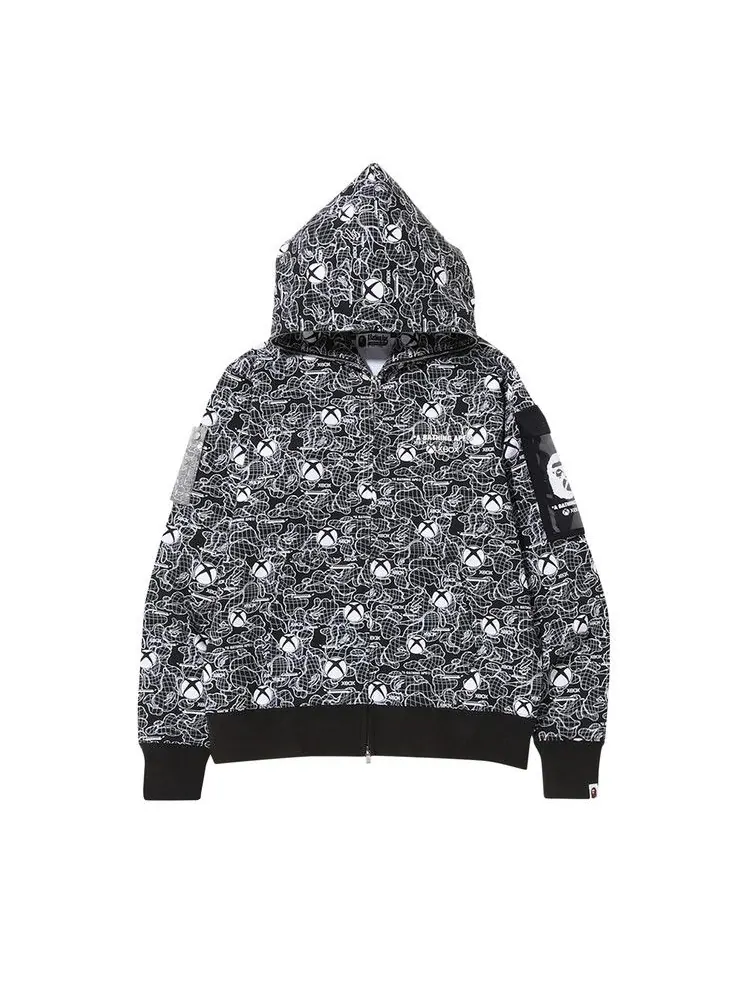 Топ BAPE x Xbox Camo Sweat Shorts — изображение 1 из 2, черный