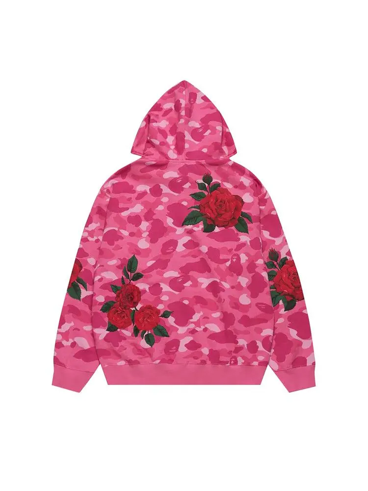 Худи BAPE x Anti Social Social Club Full Zip Hoodie — изображение 2 из 2, розовый