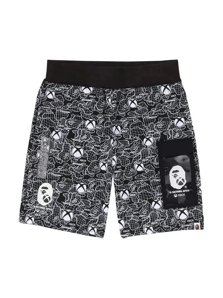 Шорты BAPE x Xbox Camo Sweat Shorts — изображение 1 из 2, черный