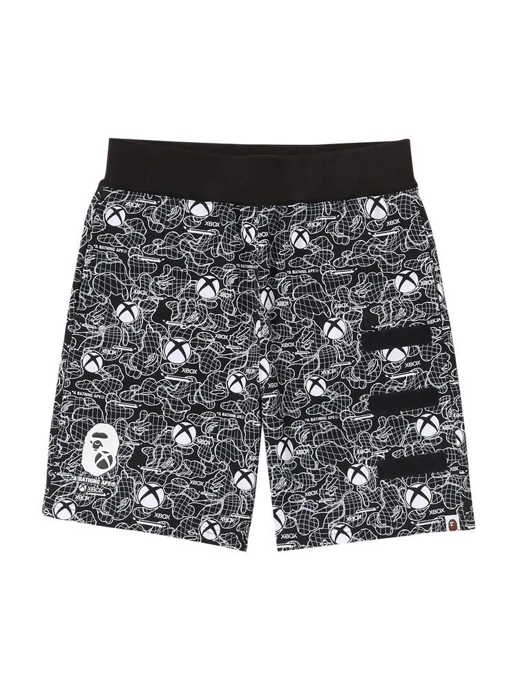 Шорты BAPE x Xbox Camo Sweat Shorts — изображение 2 из 2, черный
