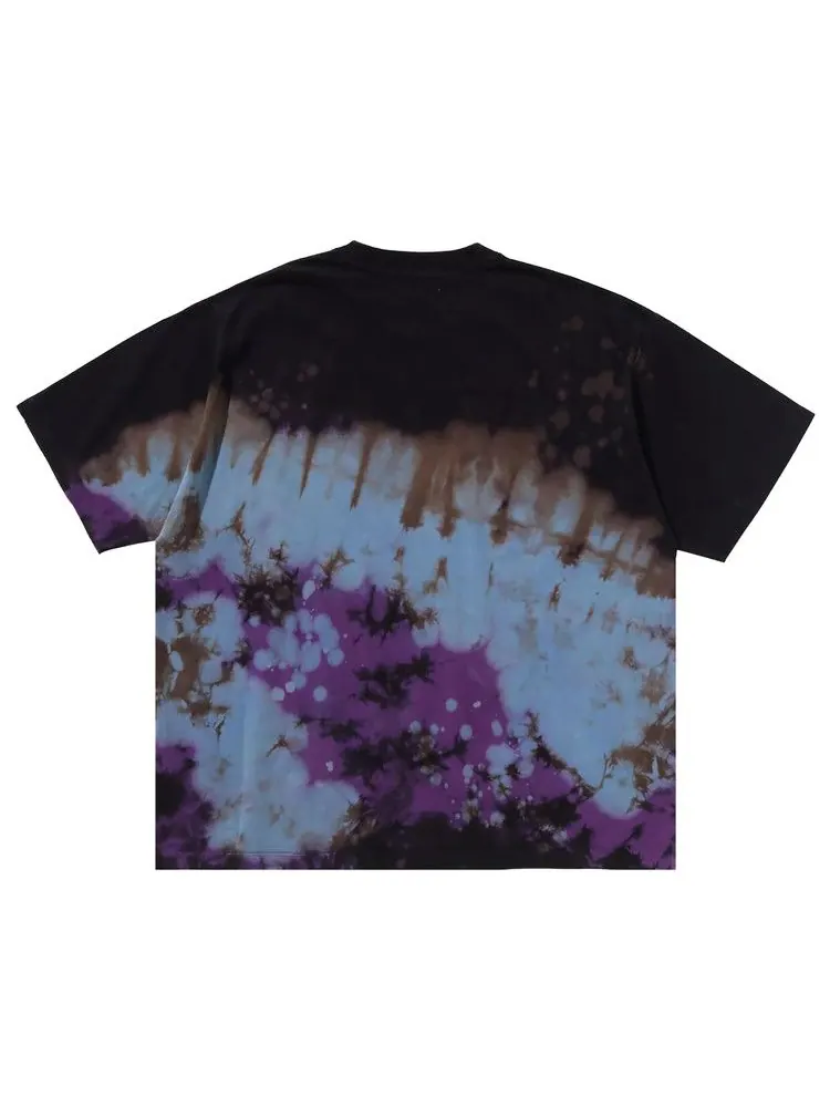 Футболка BAPE Tie Dye College Relaxed Fit Tee — изображение 2 из 2, черный