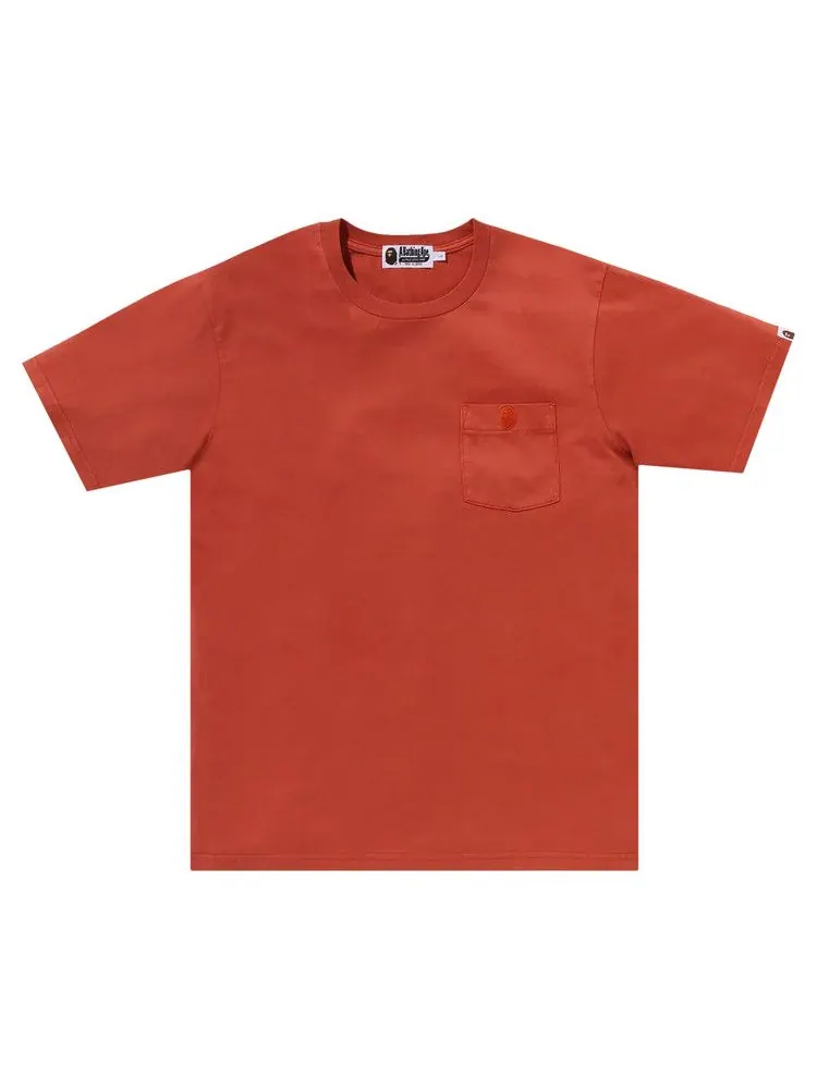 Футболка BAPE Gaement Dye One Point Pocket Tee — изображение 1 из 1, оранжевый