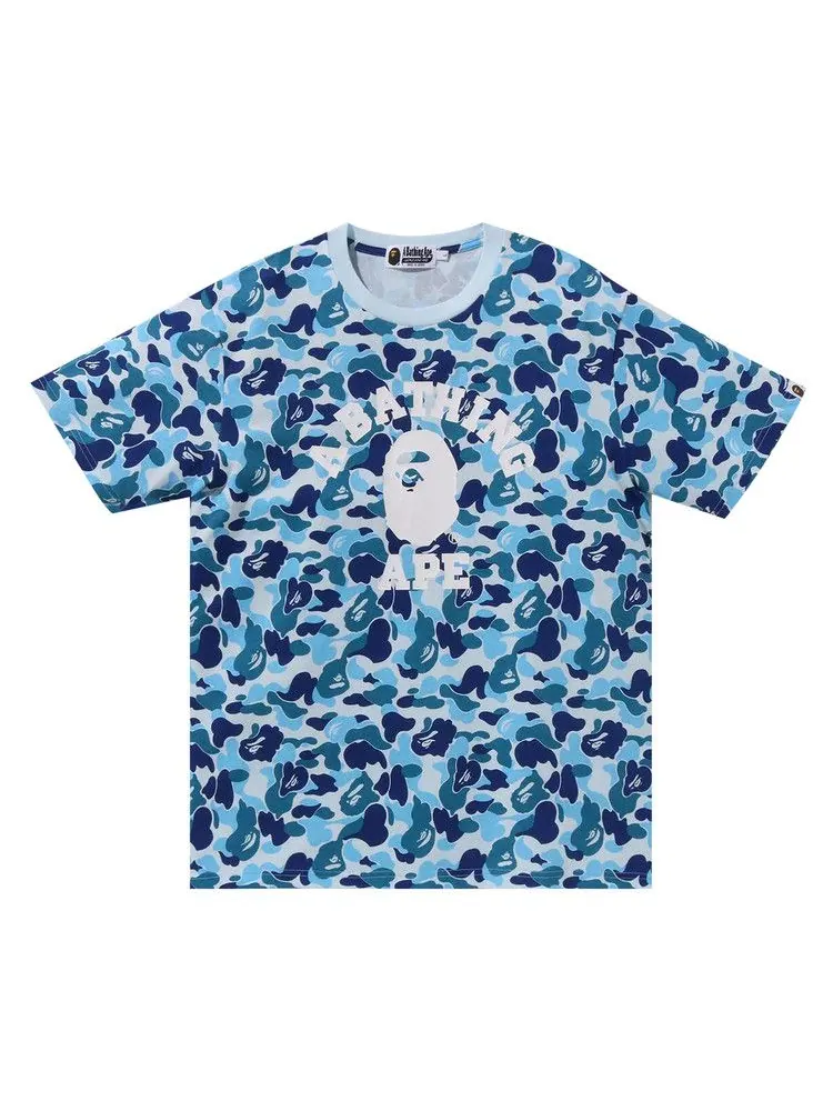 Футболка BAPE ABC Camo College Tee — изображение 1 из 2, синий