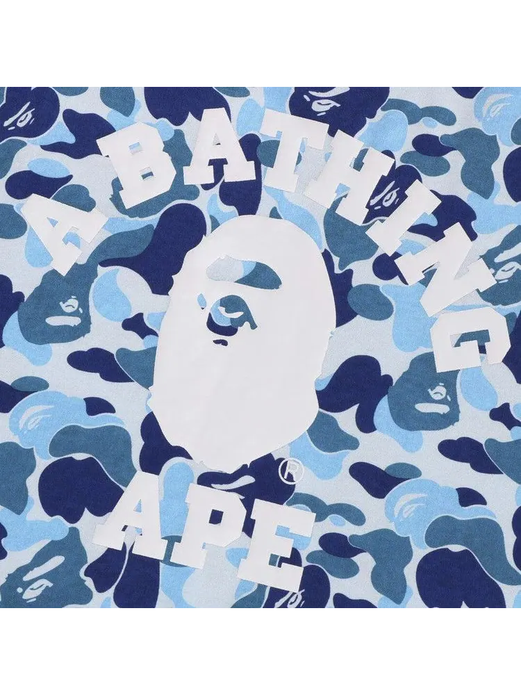 Футболка BAPE ABC Camo College Tee — изображение 2 из 2, синий
