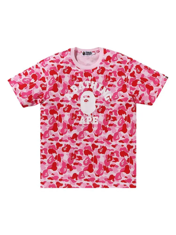 Футболка BAPE ABC Camo College Tee — изображение 1 из 2, розовый