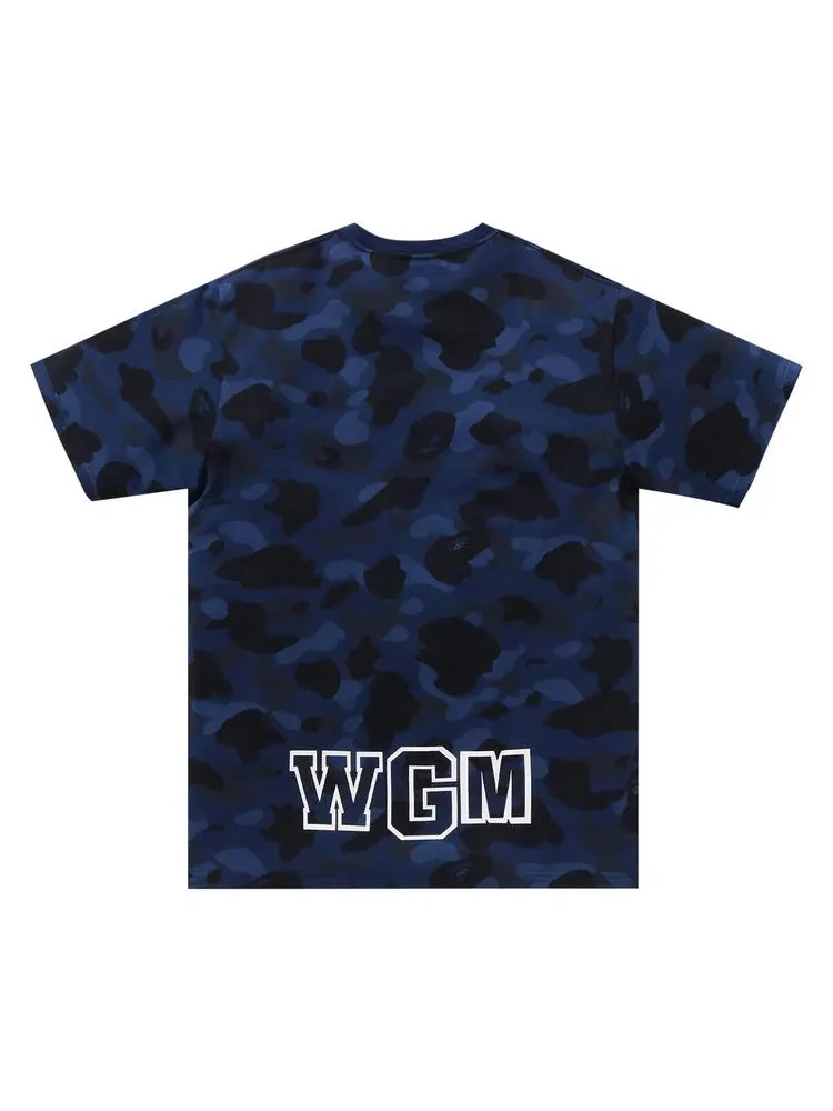 Футболка BAPE Color Camo Shark Tee — изображение 2 из 3, темно-синий