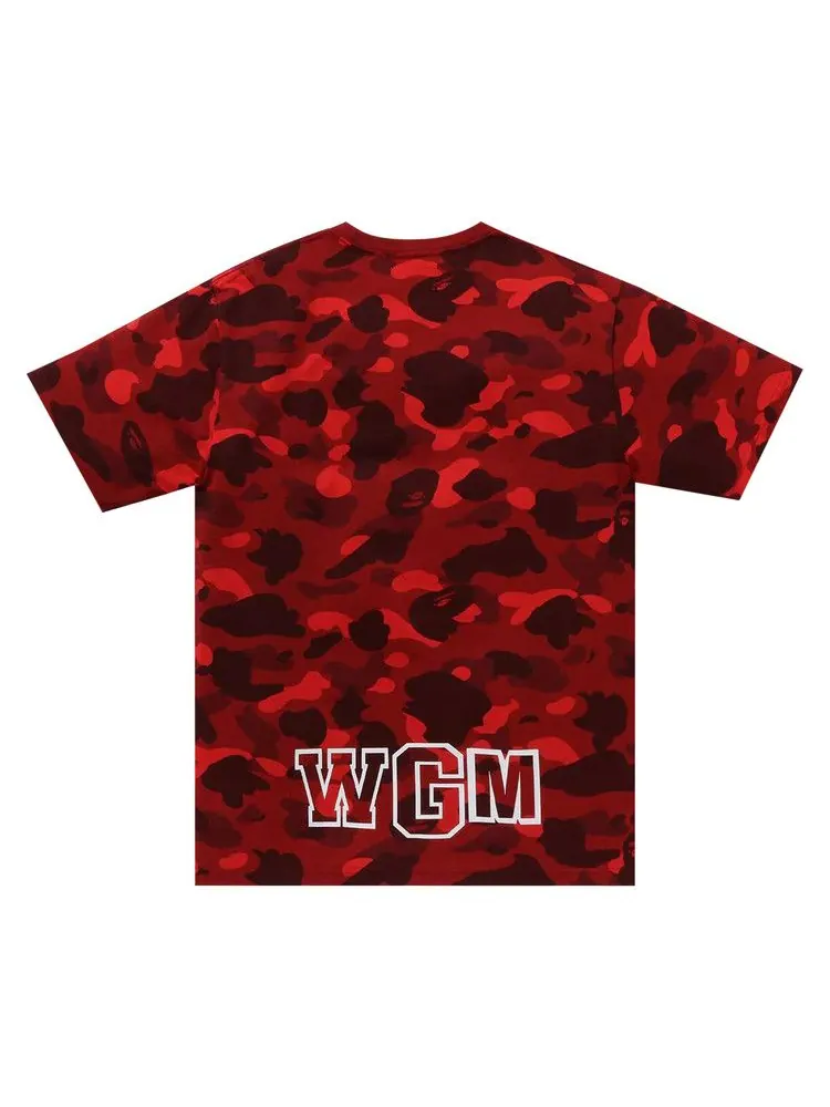 Футболка BAPE Color Camo Shark Tee — изображение 2 из 3, красный