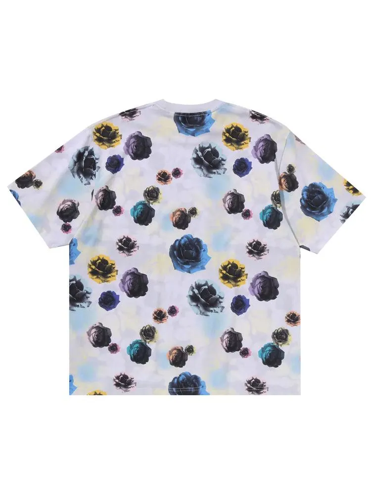 Футболка BAPE Floral Camo Logo Relaxed Fit Tee — изображение 2 из 2, белый