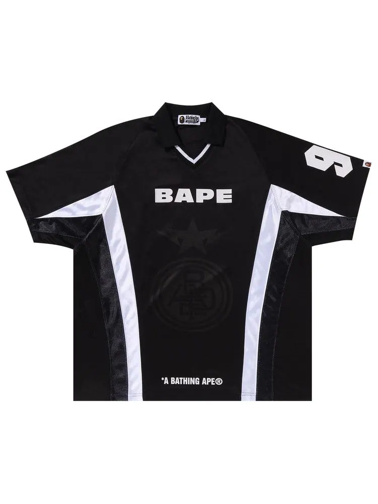 Джерси BAPE Multi Logo Relaxed Fit Soccer Jersey — изображение 1 из 2, черный