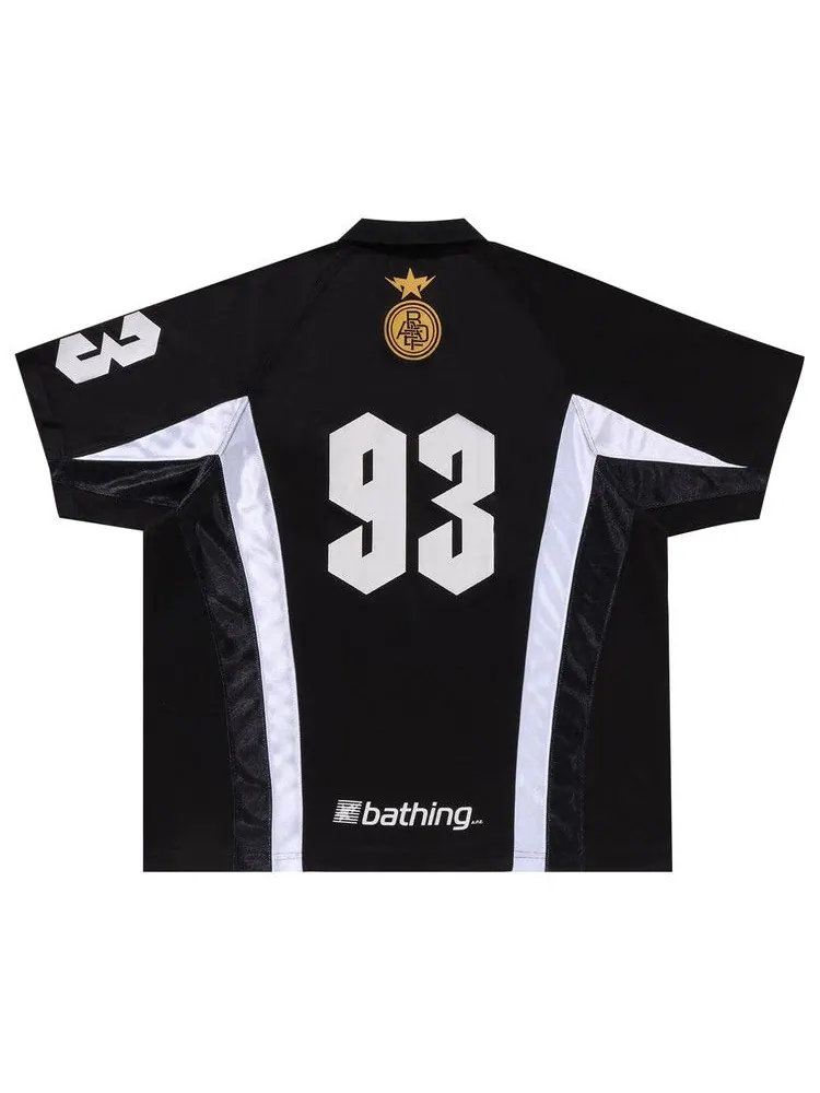 Джерси BAPE Multi Logo Relaxed Fit Soccer Jersey — изображение 2 из 2, черный