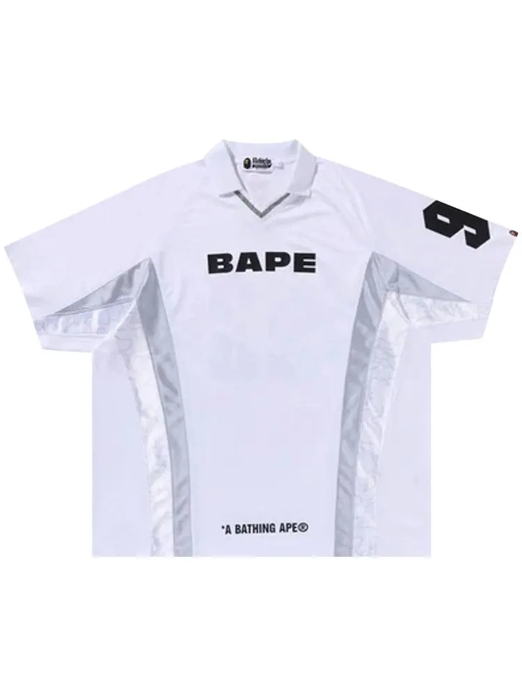 Джерси BAPE Multi Logo Relaxed Fit Soccer Jersey — изображение 1 из 2, белый