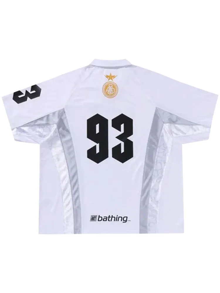 Джерси BAPE Multi Logo Relaxed Fit Soccer Jersey — изображение 2 из 2, белый