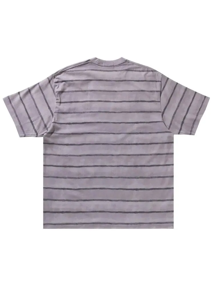 Футболка BAPE Wave Pattern One Point Relaxed Fit Tee — изображение 2 из 3, серый