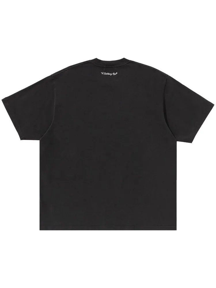 Футболка BAPE Garment Dye Shark Relaxed Fit Tee — изображение 2 из 4, черный
