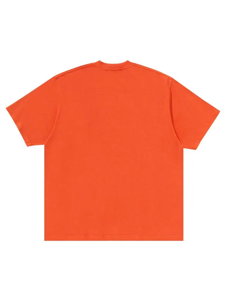 Футболка BAPE Garment Dye Logo Relaxed Fit Tee — изображение 2 из 3, оранжевый