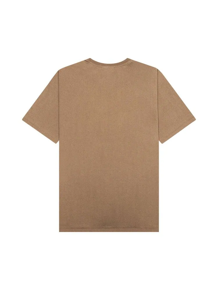 Футболка BAPE College Tee — изображение 2 из 3, бежевый