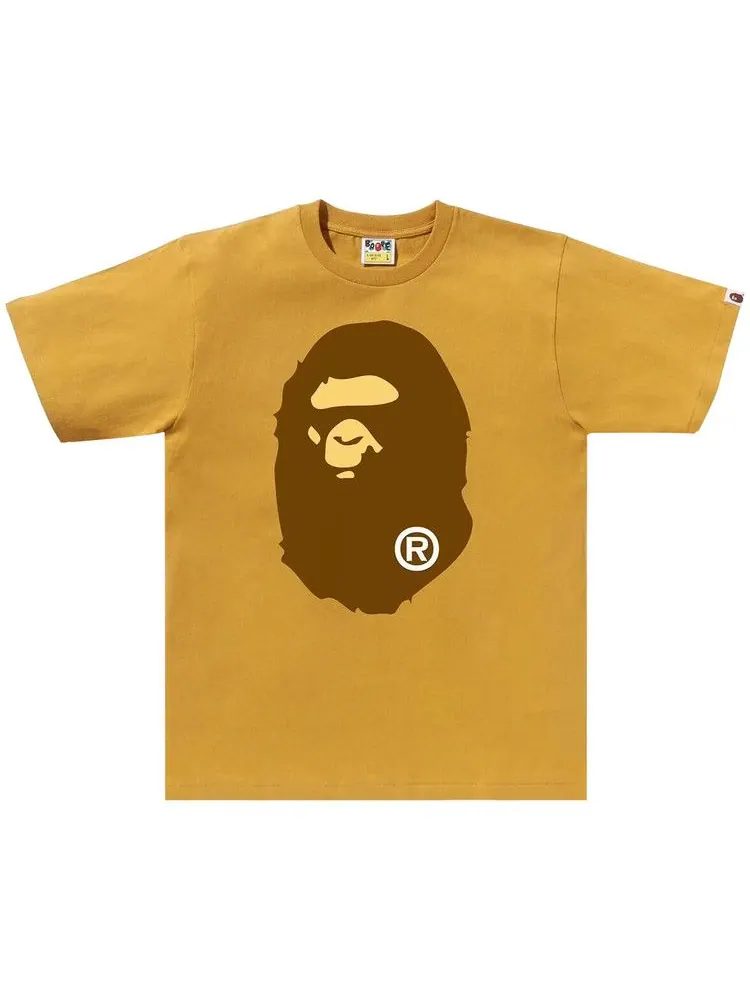 Футболка BAPE Big Ape Head Tee — изображение 1 из 2, желтый