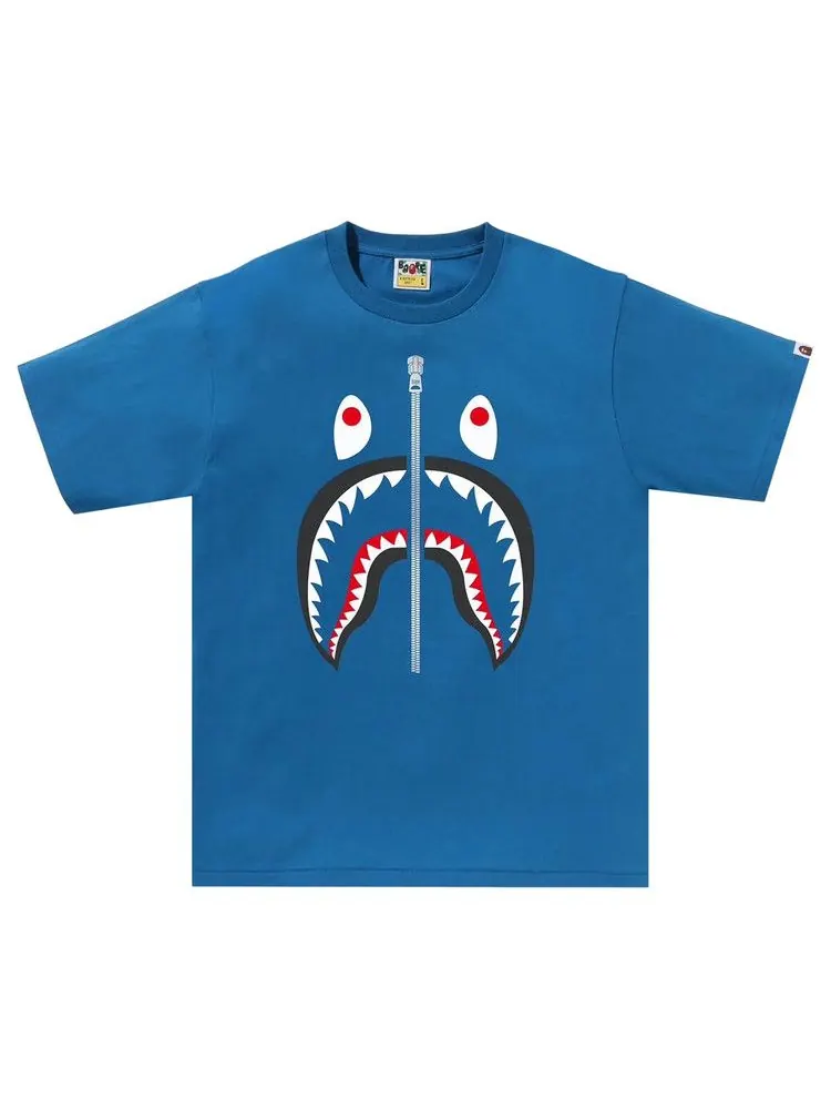 Футболка BAPE Shark Tee — изображение 1 из 1, синий