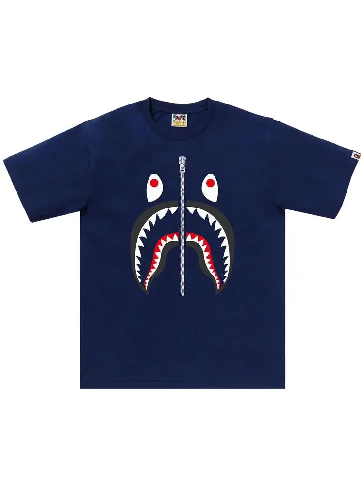 Футболка BAPE Shark Tee — изображение 1 из 1, темно-синий