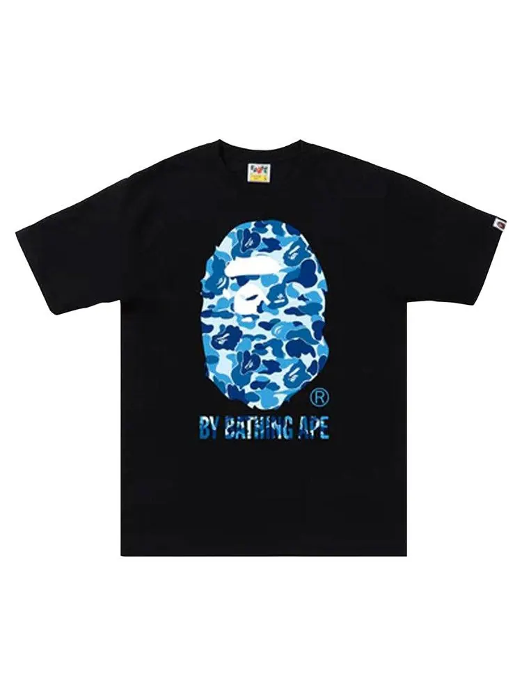 Футболка BAPE ABC Camo By Bathing Ape Tee — изображение 1 из 1, черный/синий