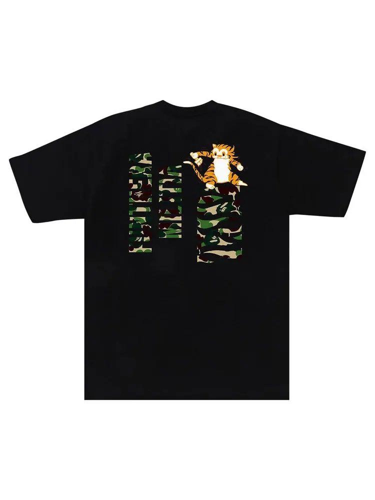 Футболка BAPE ABC Camo Tiger Tee — изображение 2 из 2, черный