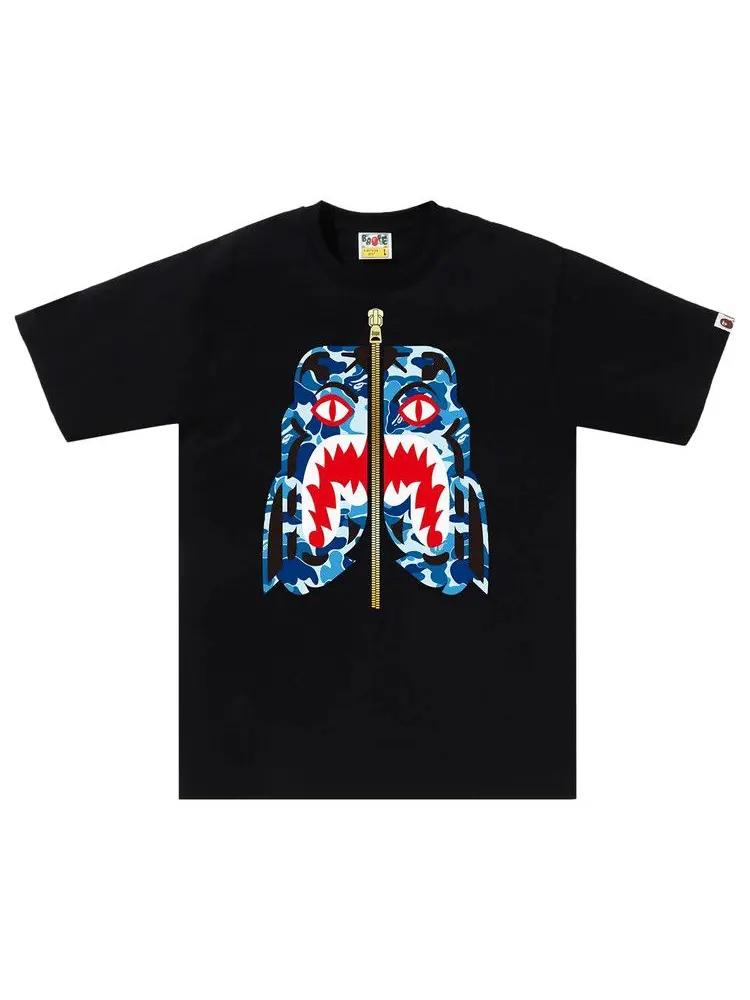 Футболка BAPE ABC Camo Tiger Tee — изображение 1 из 2, черный/синий