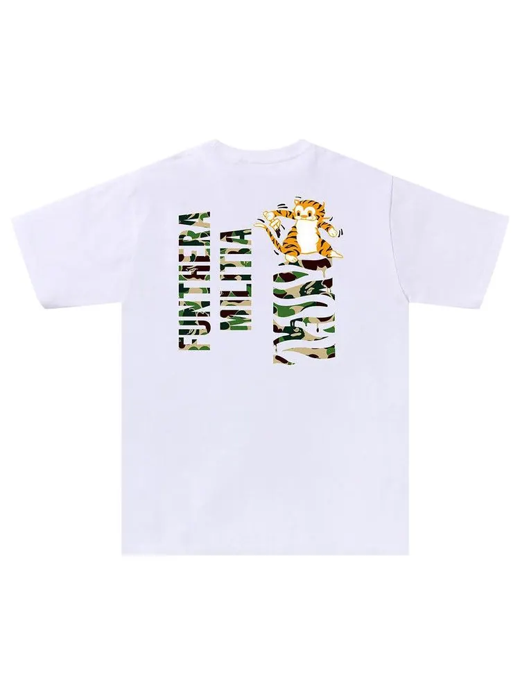 Футболка BAPE ABC Camo Tiger Tee — изображение 2 из 2, белый