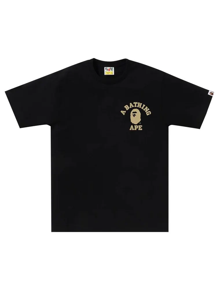 Футболка BAPE 1st Camo College ATS Tee — изображение 1 из 1, черный