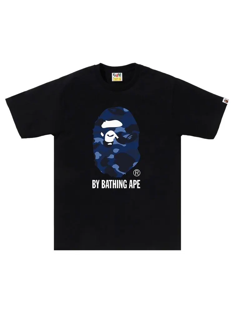 Футболка BAPE Color Camo By Bathing Ape Tee — изображение 1 из 1, черный/темно-синий