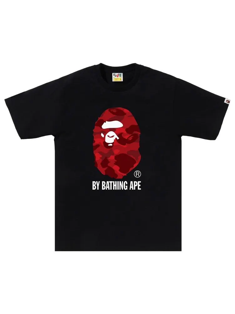 Футболка BAPE Color Camo By Bathing Ape Tee — изображение 1 из 1, черный/красный
