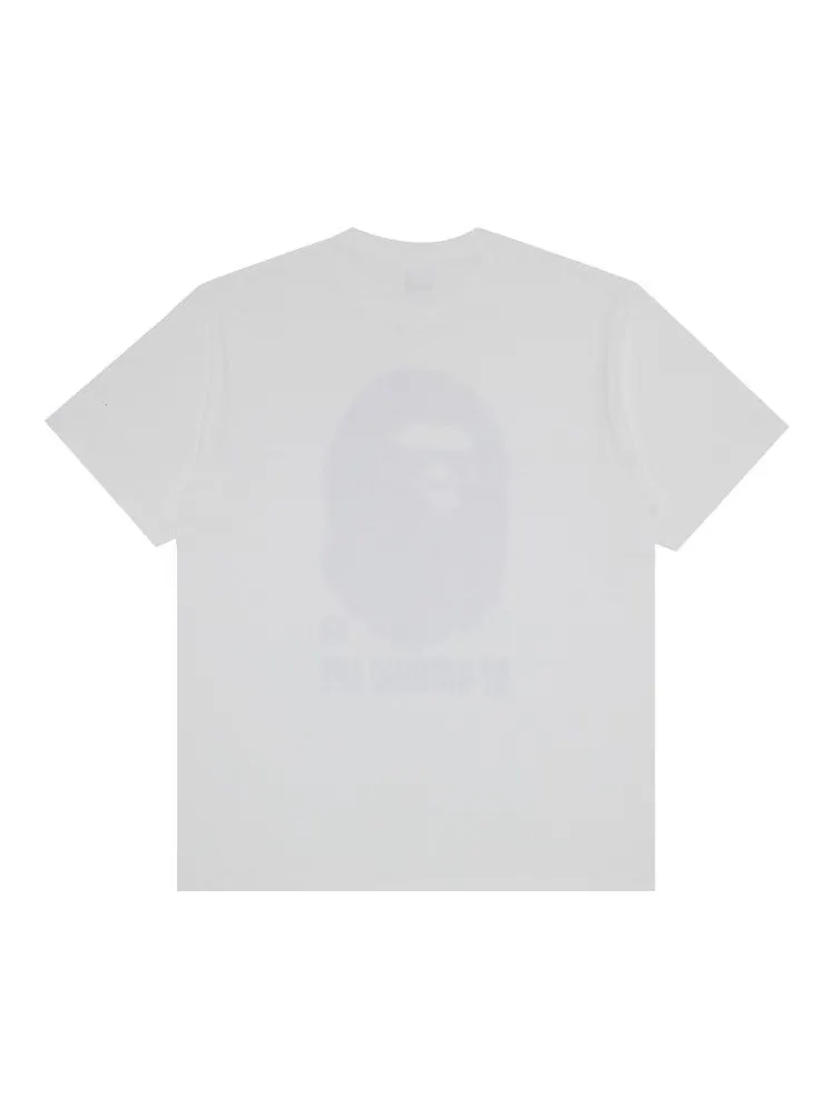 Футболка BAPE Color Camo By Bathing Ape Tee — изображение 2 из 3, белый/фиолетовый