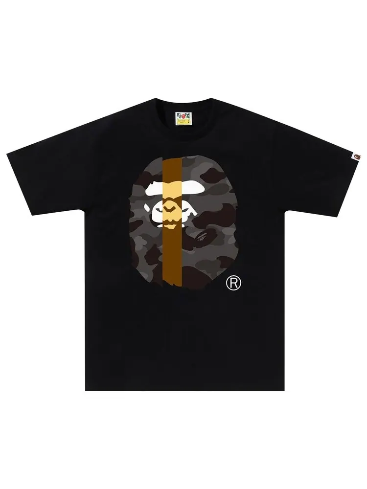 Футболка BAPE Color Camo Transform Big Ape Head Tee — изображение 1 из 1, черный