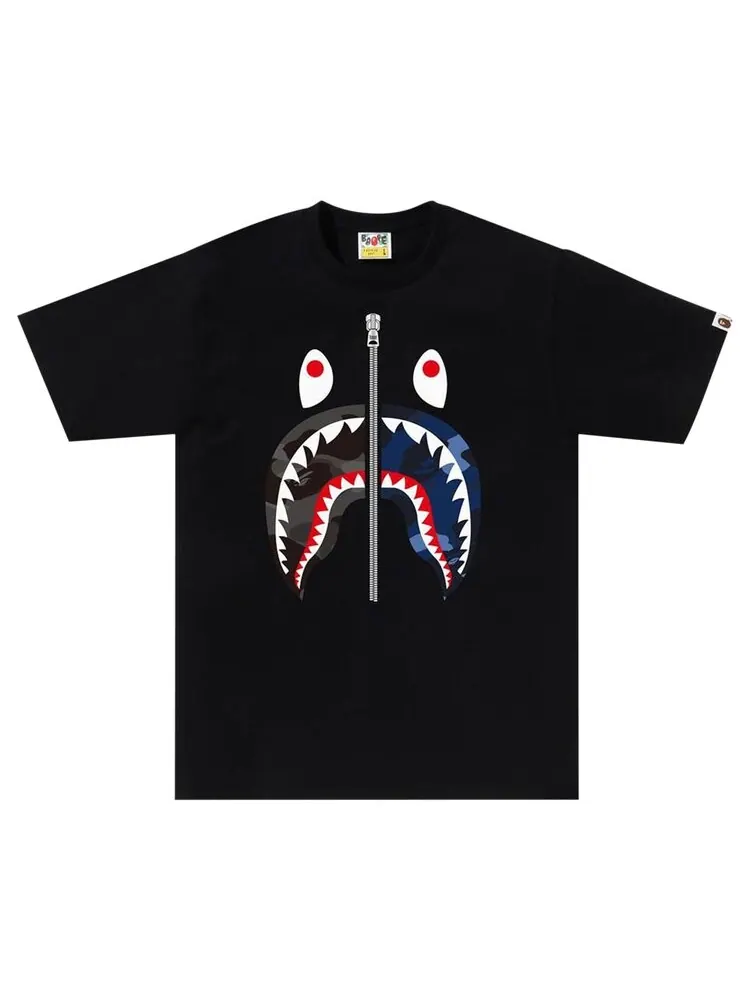 Футболка BAPE Color Camo Separate Shark Tee — изображение 1 из 1, черный