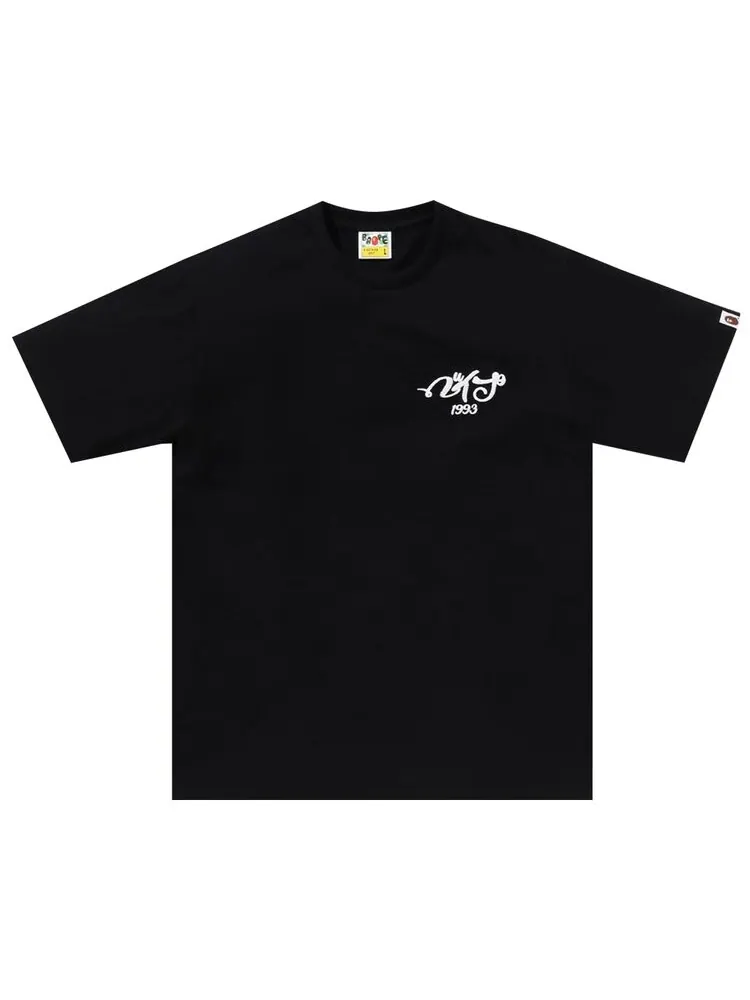 Футболка BAPE Embroidery Style Souvenir Logo Tee — изображение 1 из 2, черный
