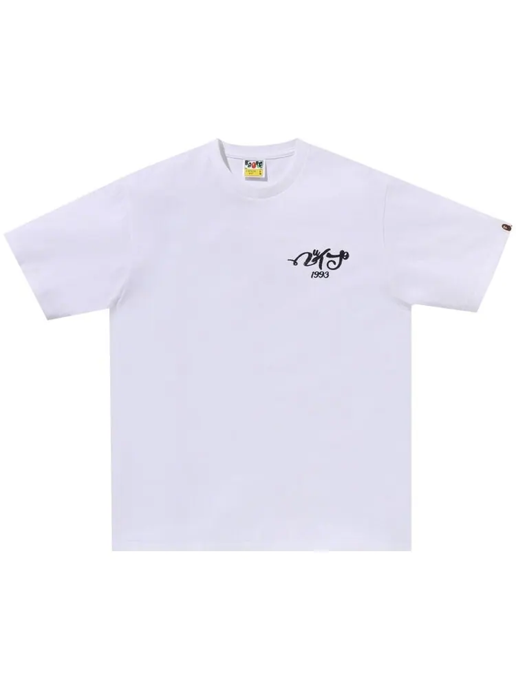 Футболка BAPE Embroidery Style Souvenir Logo Tee — изображение 1 из 2, белый