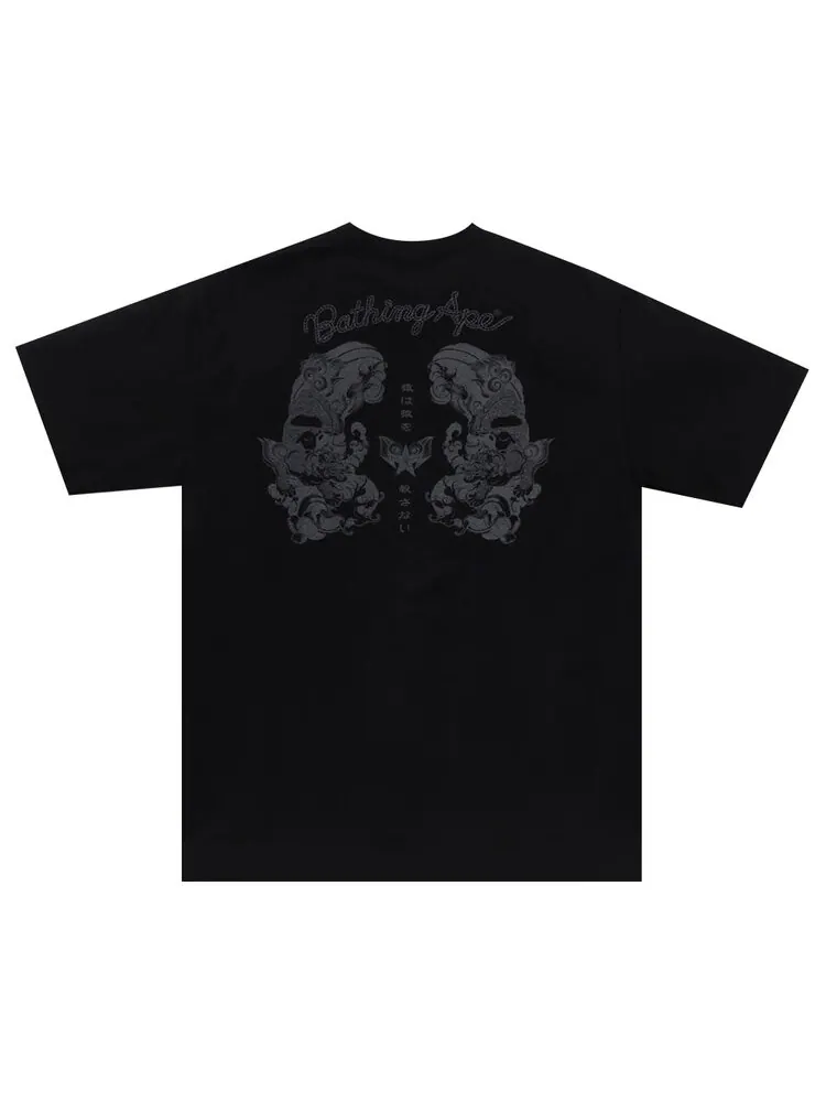 Футболка BAPE Japanese Tattoo Logo Tee — изображение 2 из 2, черный