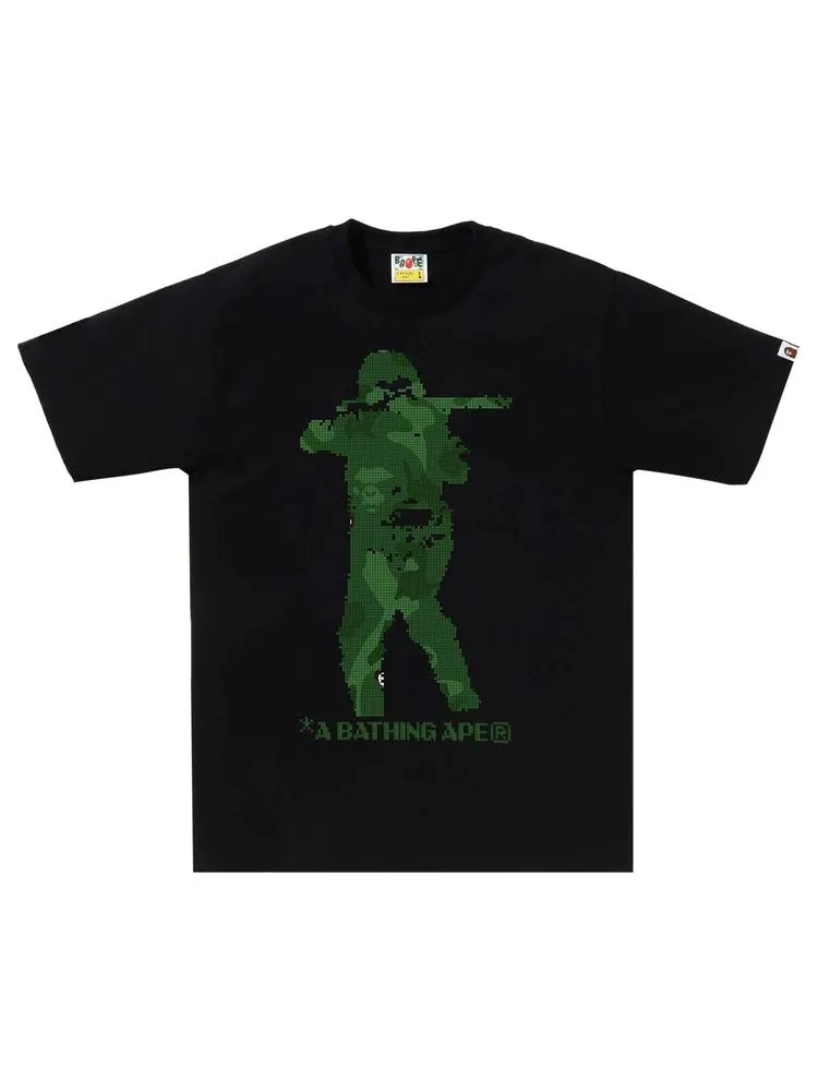 Футболка BAPE Bitmap Soldier Tee — изображение 1 из 1, черный