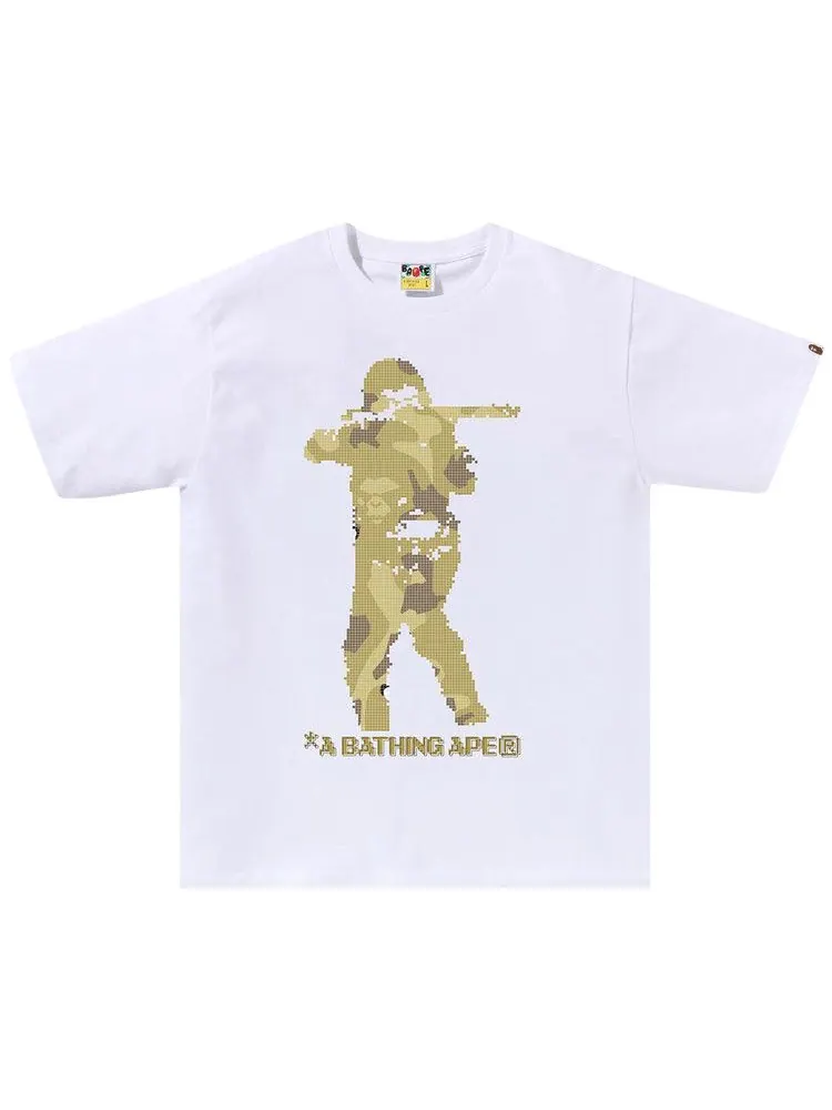 Футболка BAPE Bitmap Soldier Tee — изображение 1 из 1, белый