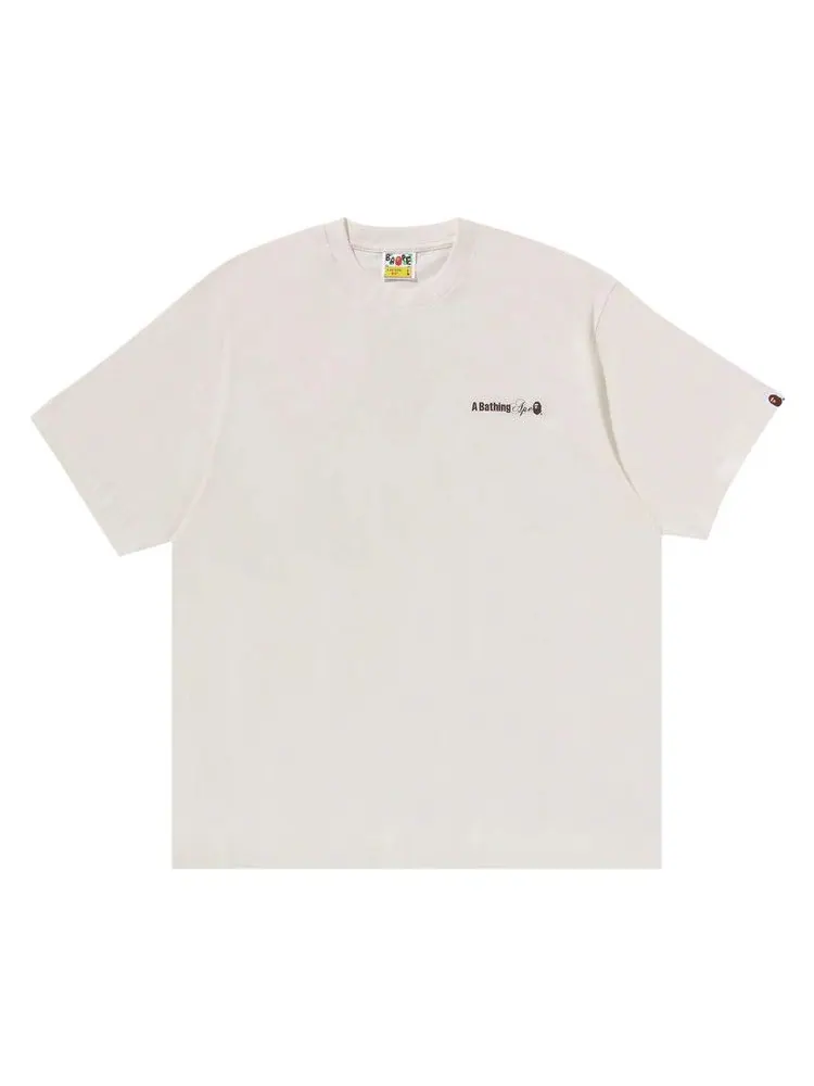 Футболка BAPE Water Print Logo Relaxed Fit Tee — изображение 1 из 4, белый