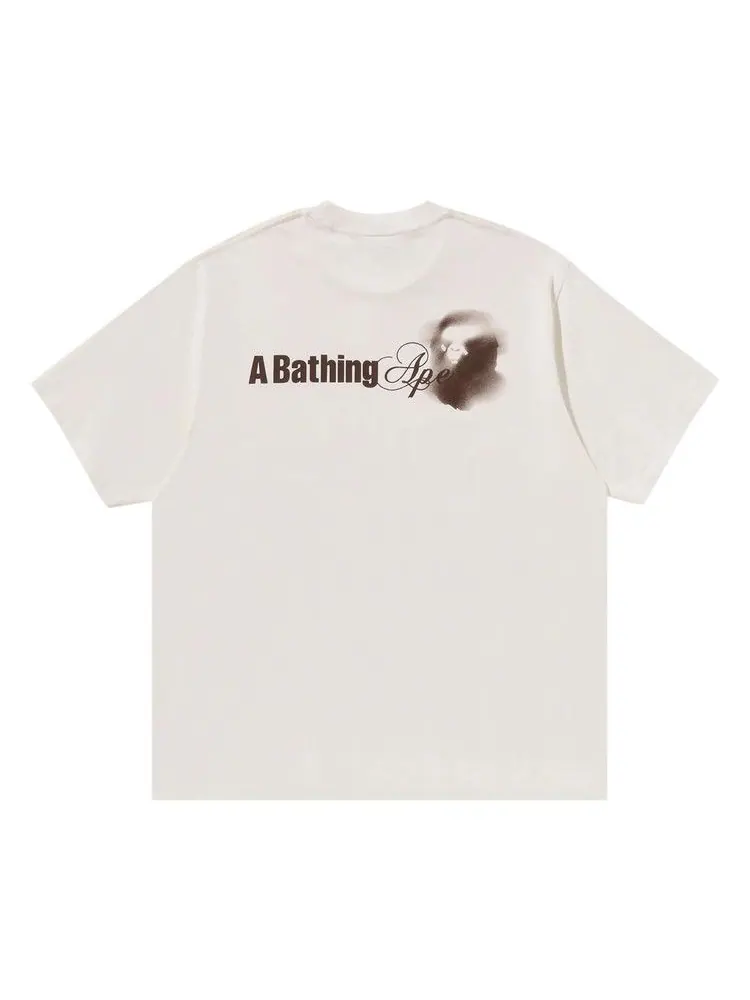 Футболка BAPE Water Print Logo Relaxed Fit Tee — изображение 2 из 4, белый