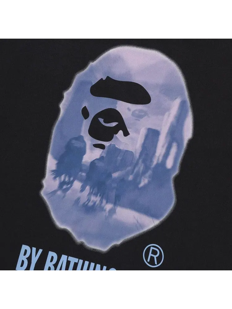 Футболка BAPE Painting By Bathing Ape Relaxed Fit Tee — изображение 3 из 3, черный